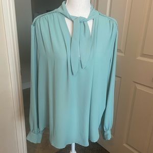 Sea Foam Green Blouse